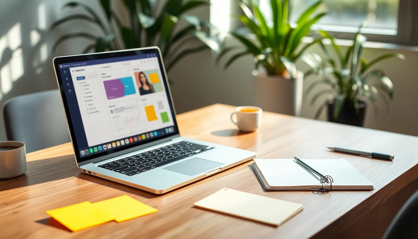 Maximize efficiency with a productivity AI assistant for work streamlining tasks in a modern office.