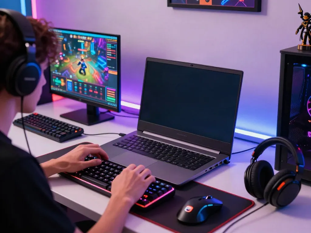 Engaging PG SLOT gaming experience on a modern laptop with colorful graphics.