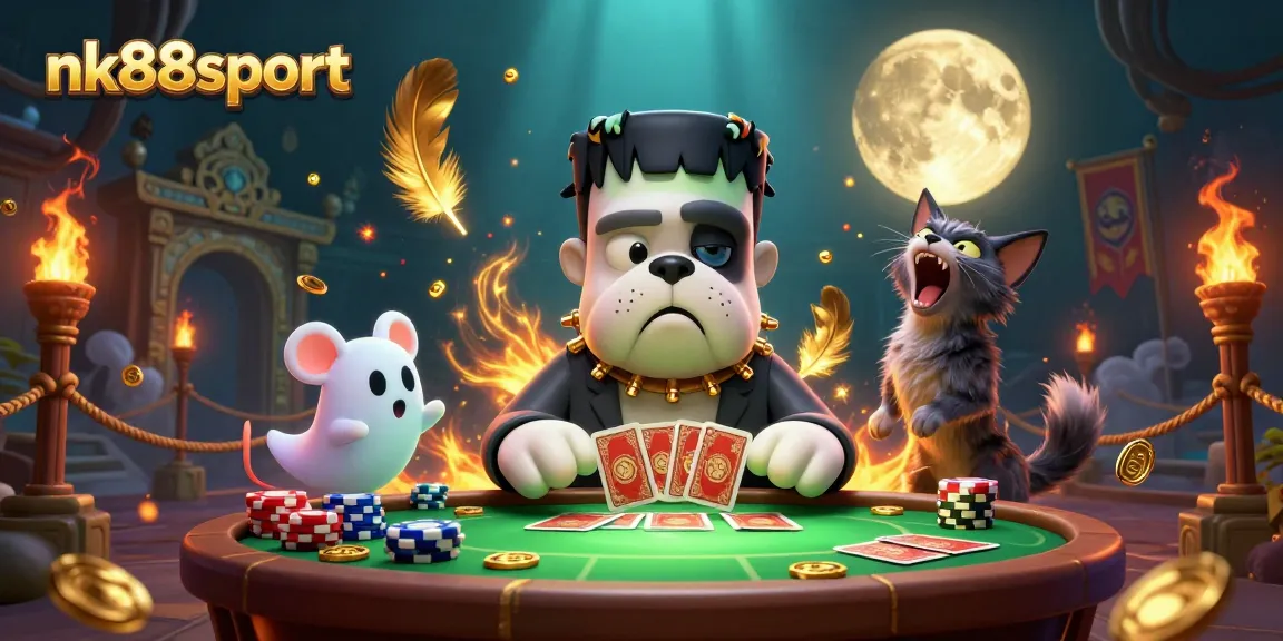 Experience thrilling cards with nk88sport in a vibrant casino setting, showcasing action and excitement.